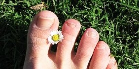 Lume das uñas dos pés